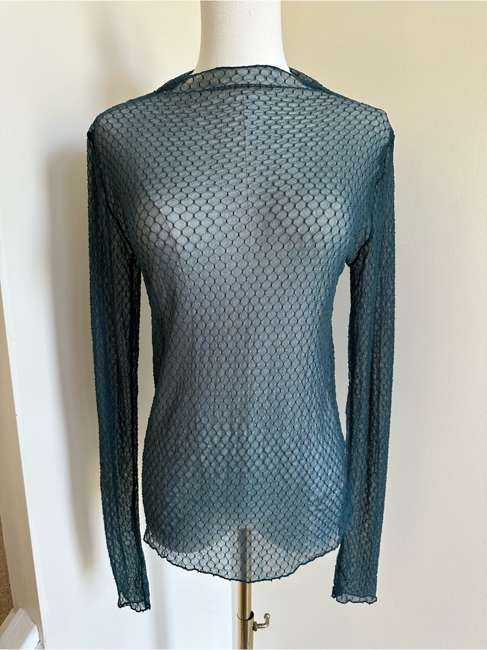 NWOT Free People Intimately Teal Top- Medium